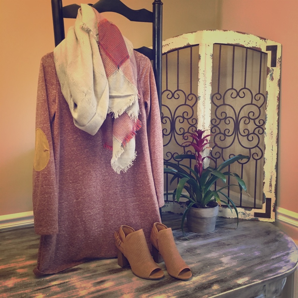 Heather Pink Tunic Dress